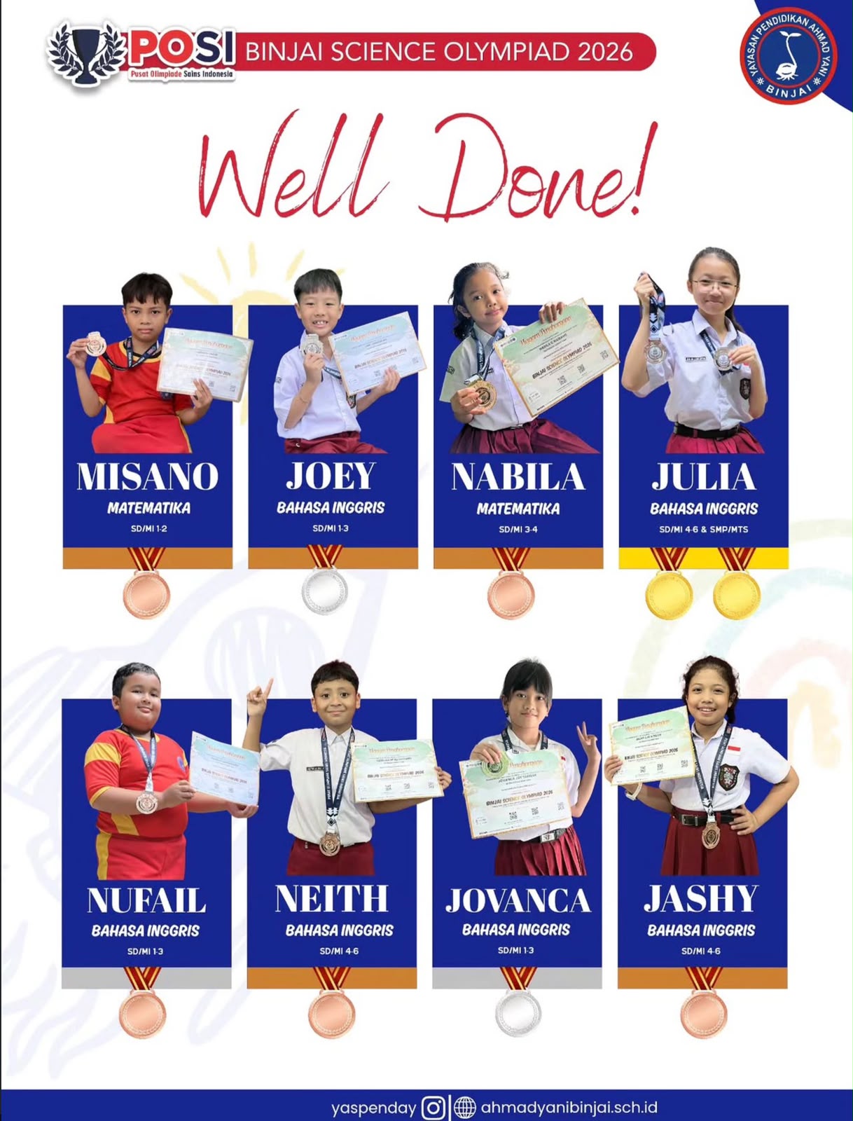Siswa juara olimpiade sains