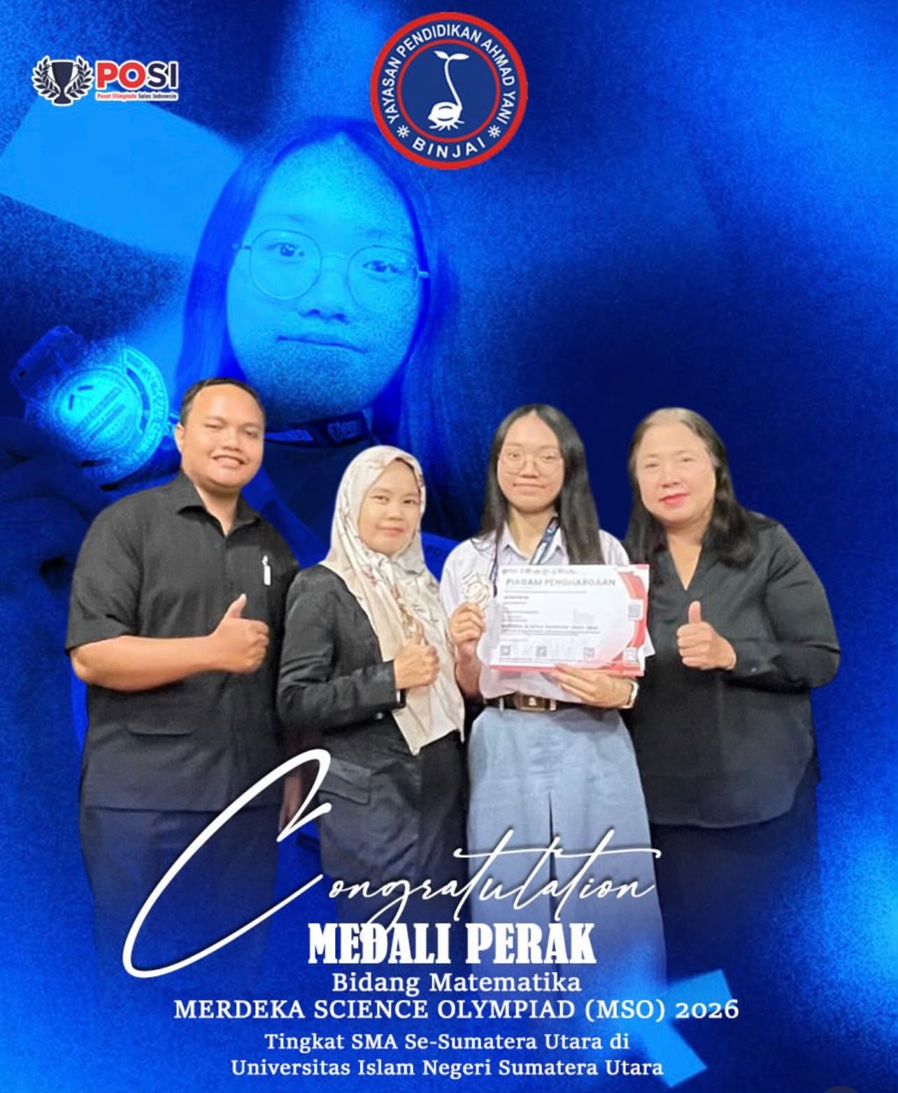 Prestasi peserta didik dalam olimpiade