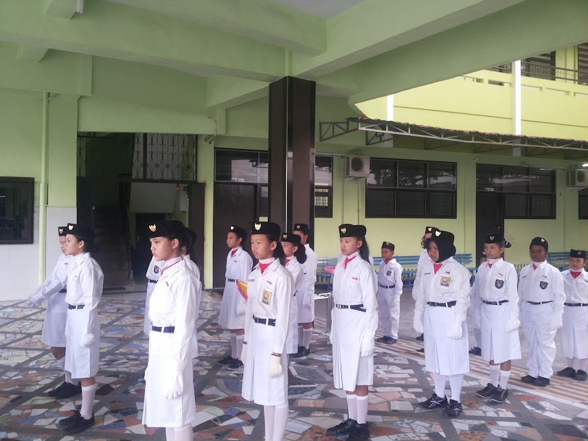 Upacara bendera hari kemerdekaan oleh Pasmadya Binjai